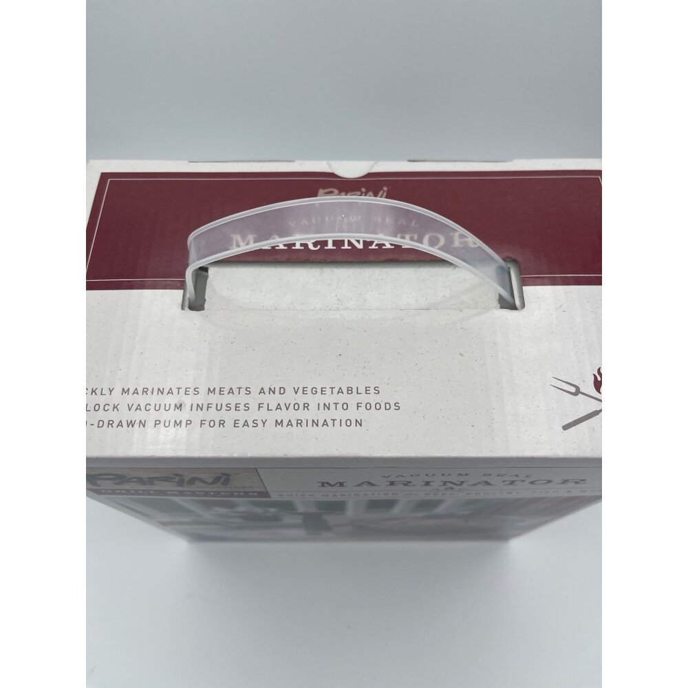 PARINI Cookware 2.6QT VACUUM SEAL MARINATOR Meat Vegetables Fish Poultry Beef - Picture 3 of 8